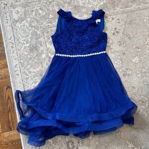 Speechless Royal Blue Kids Formal Dress